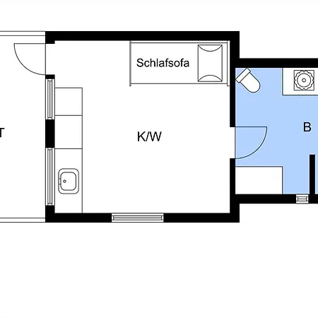 4760-aakirkeby-sigtemollevejen-11 公寓 Åkirkeby
